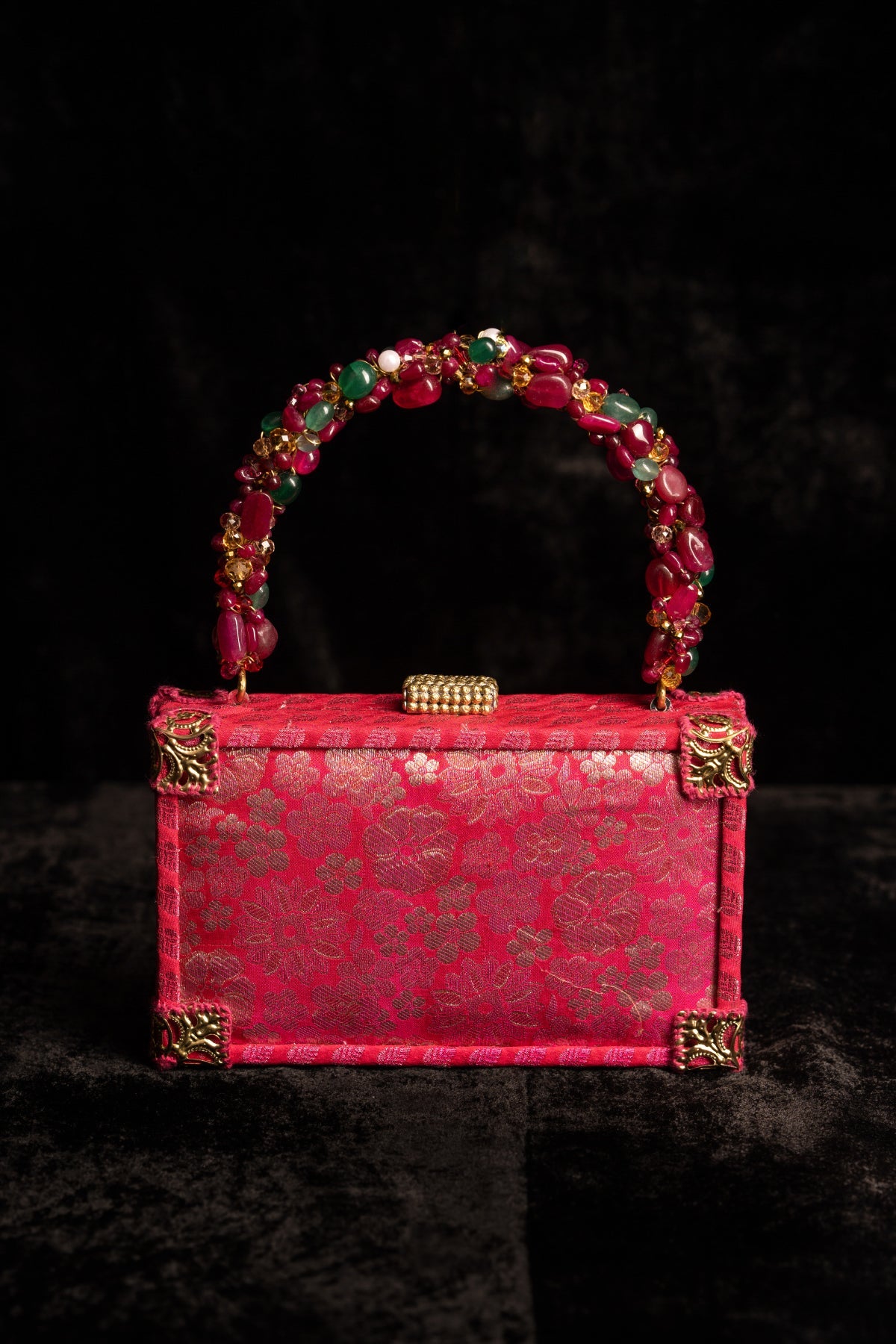 Our Hand Woven 'Phool Chadar' Brocade Case Bag