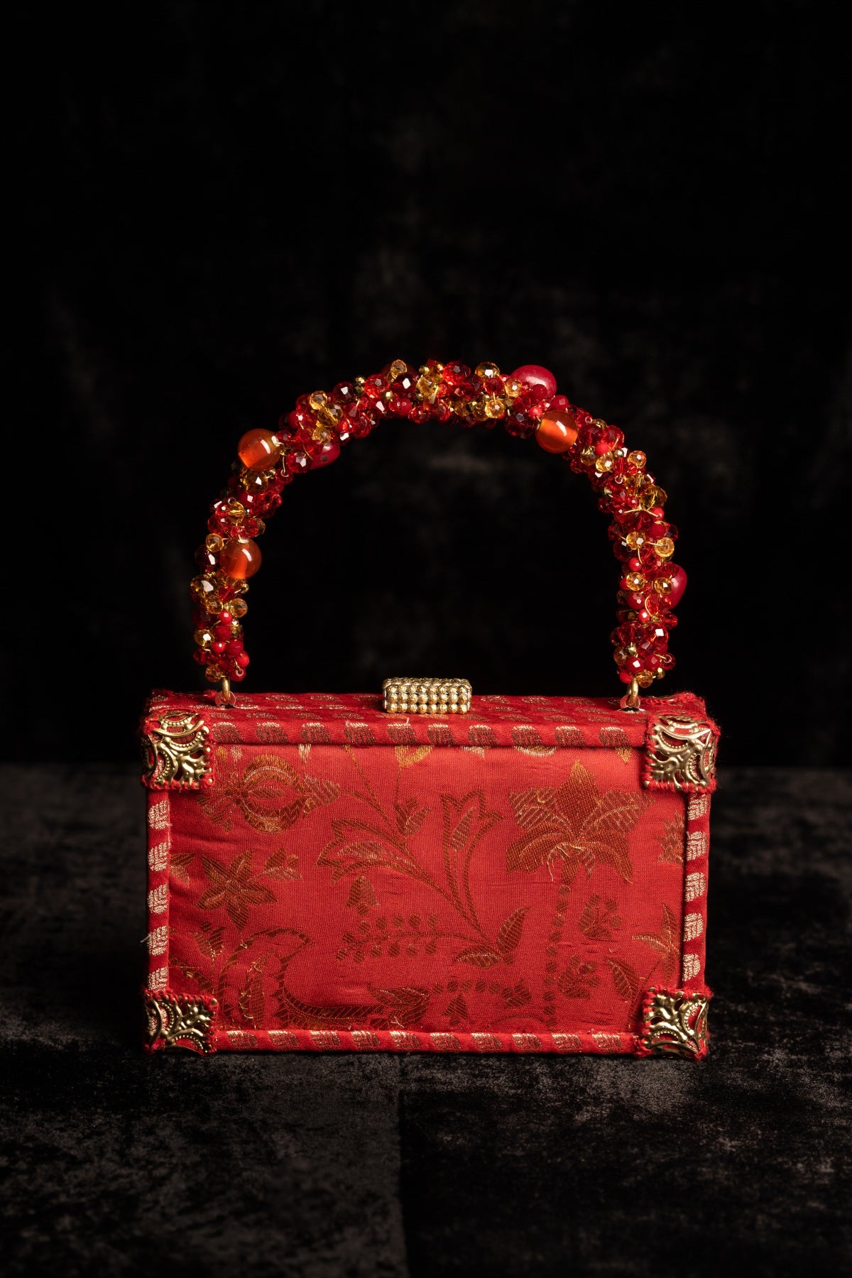 Our Hand Woven 'Phool Chadar' Brocade Case Bag