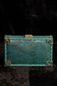 Our hand woven 'Phool Chadar' brocade case bag