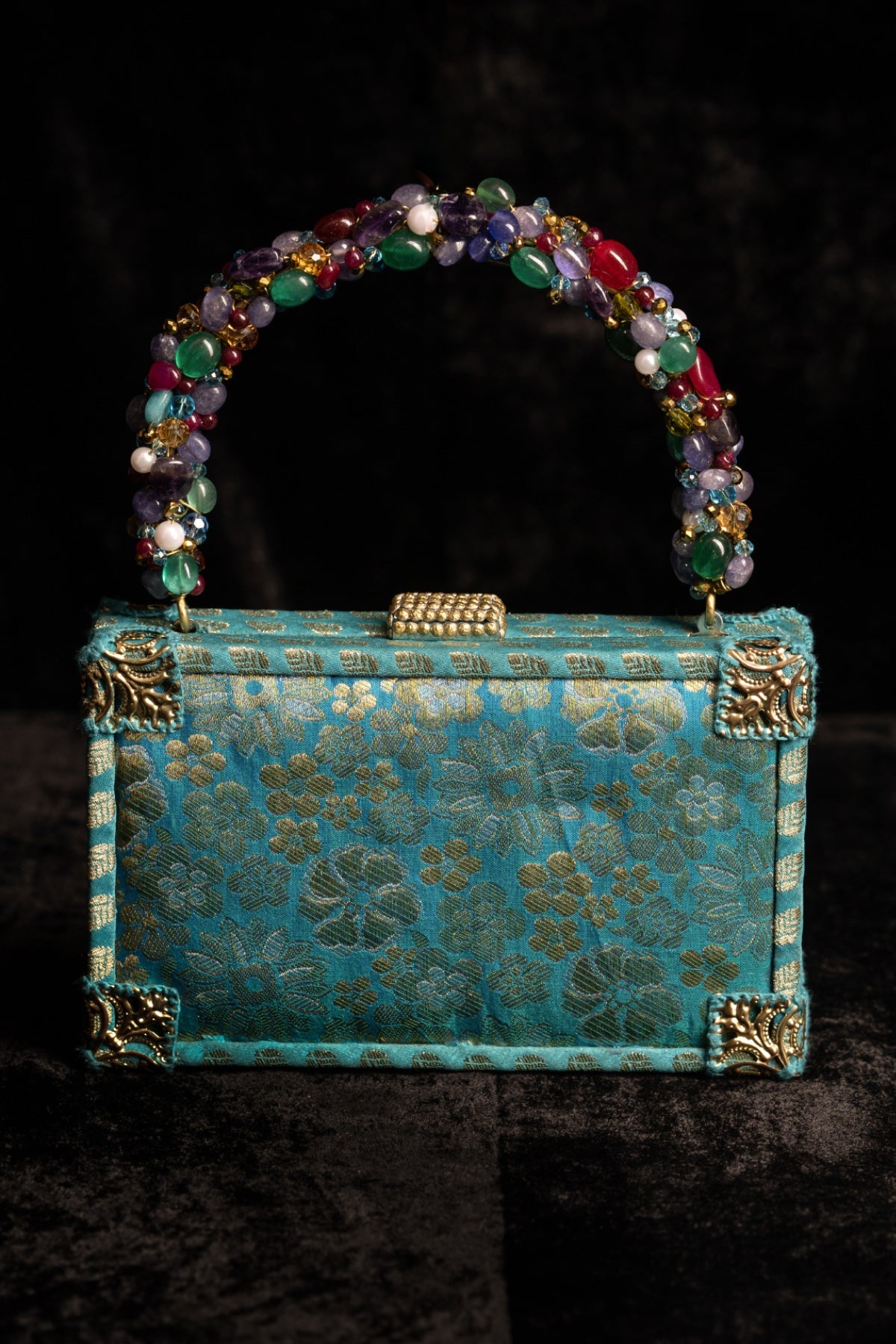Our Hand Woven 'Phool Chadar' Brocade Case Bag