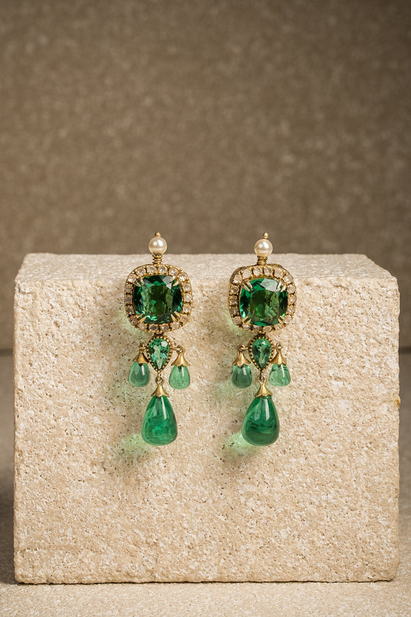 Statement Earrings With Drops