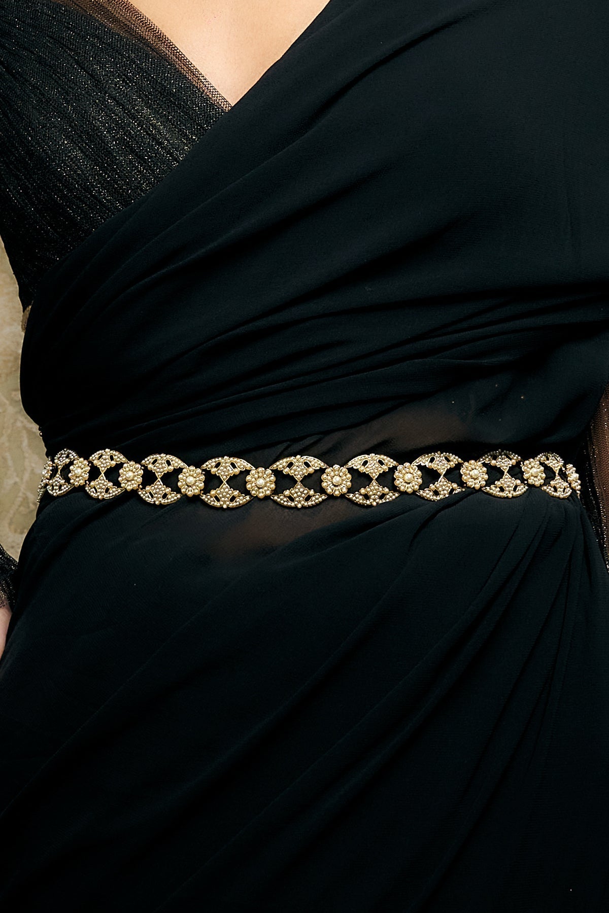 Jeweled Pearl Belt