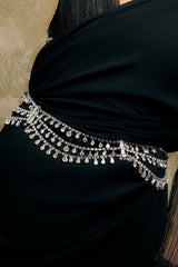 Draped Crystal Belt