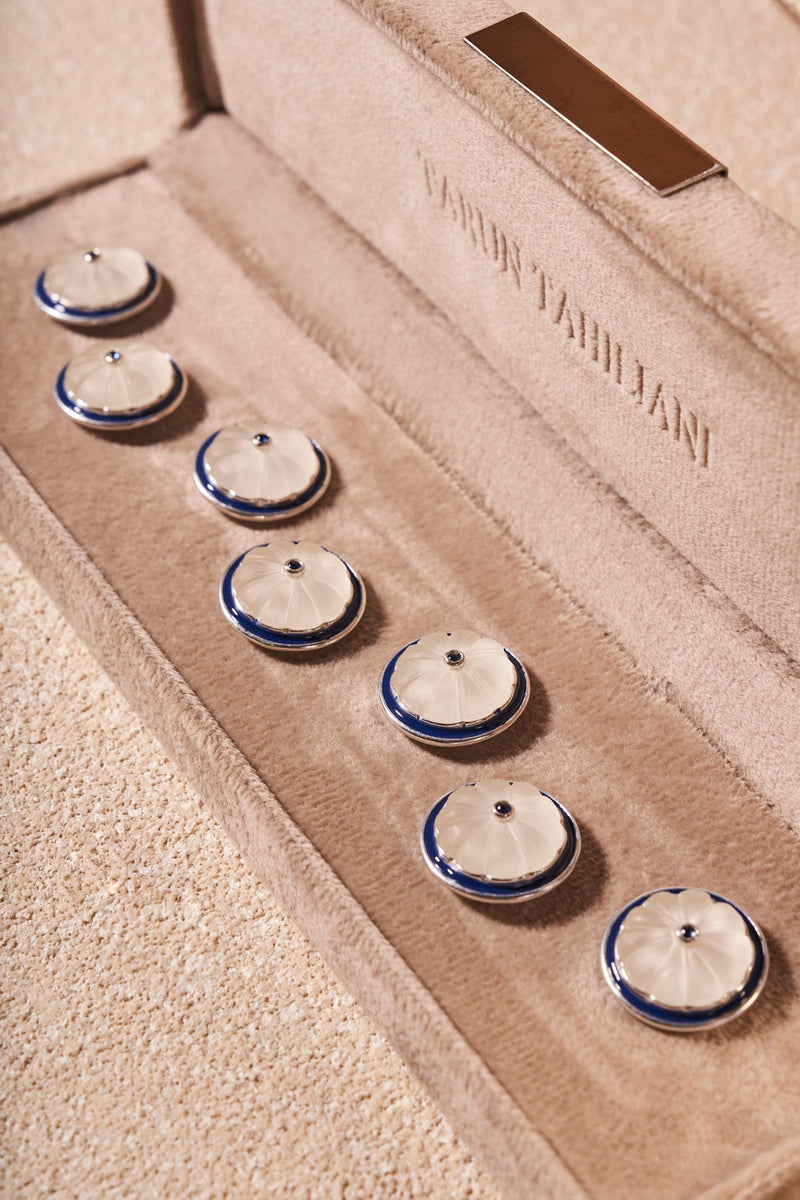 Carved Rockcrystal Buttons