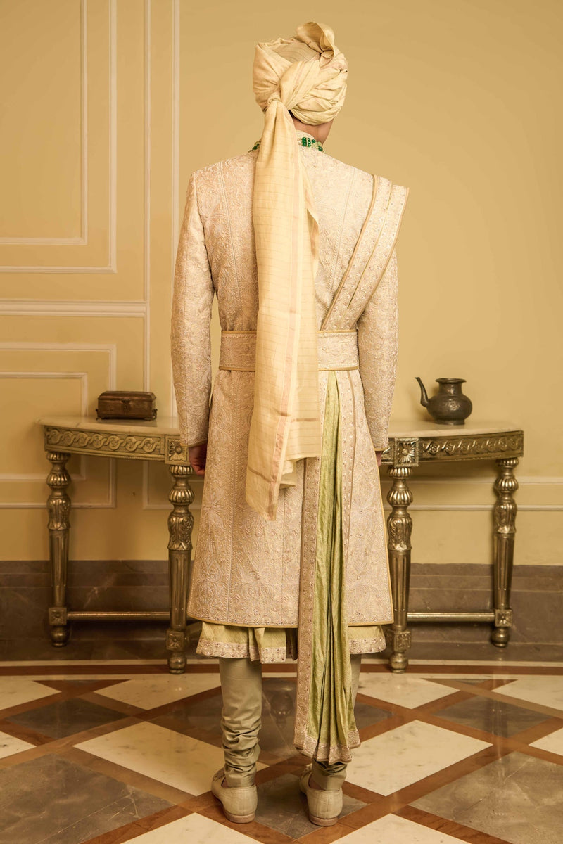 Aari Embroidered Sherwani