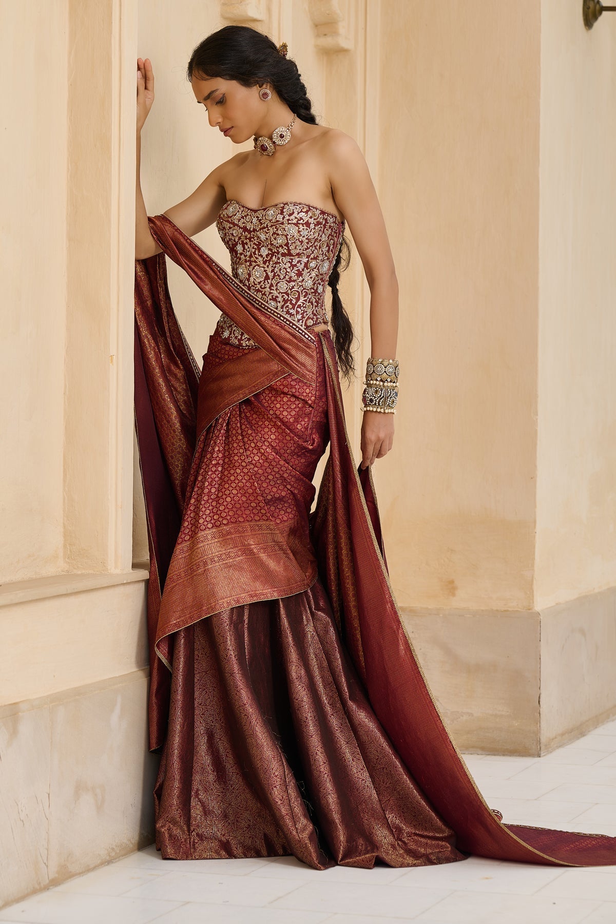 Quintessence Kanjivaram Concept Saree