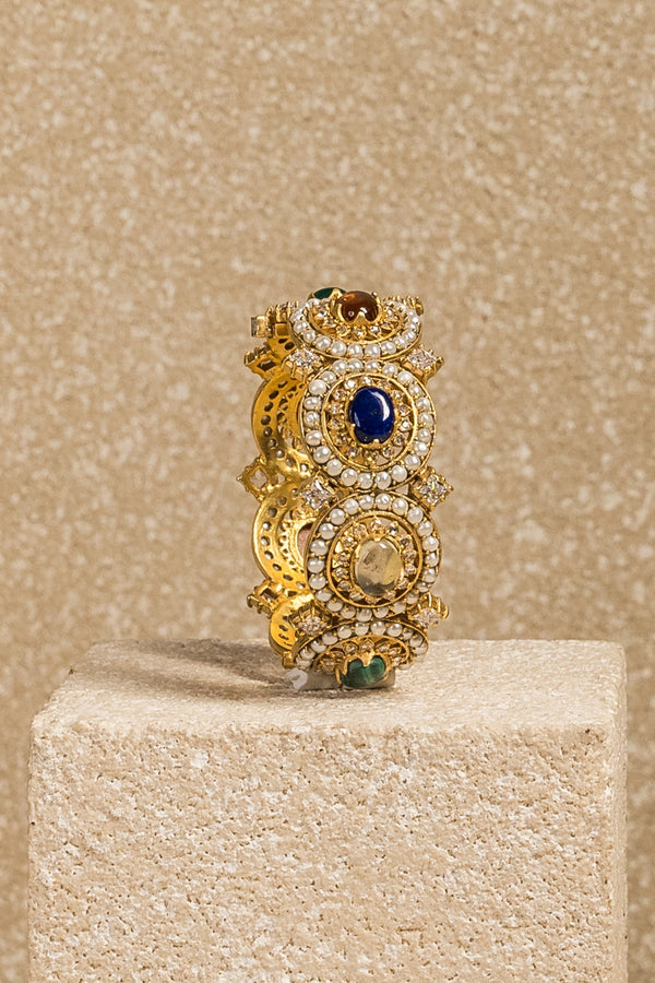 Multi Color Cabochon Kada