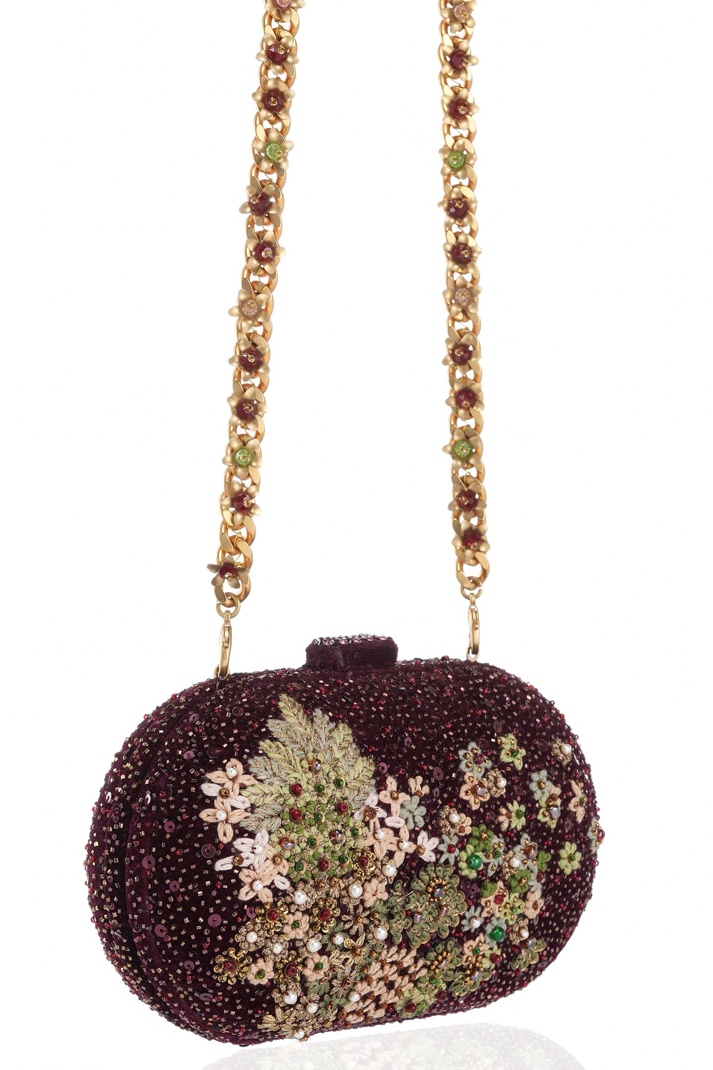 Embroidered Clutch