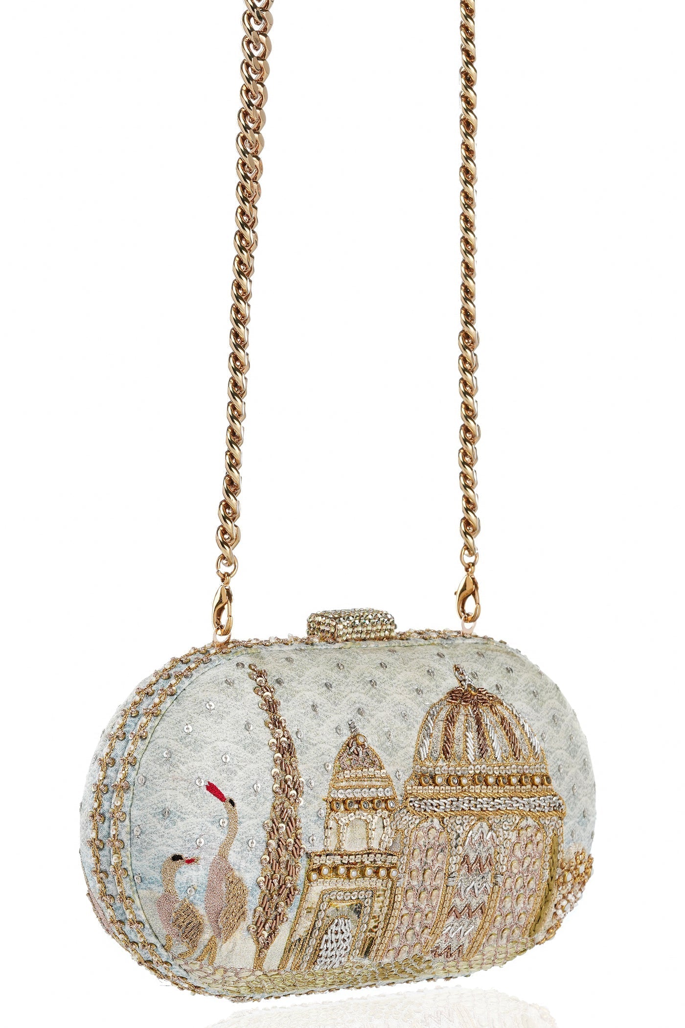 Embroidered Clutch