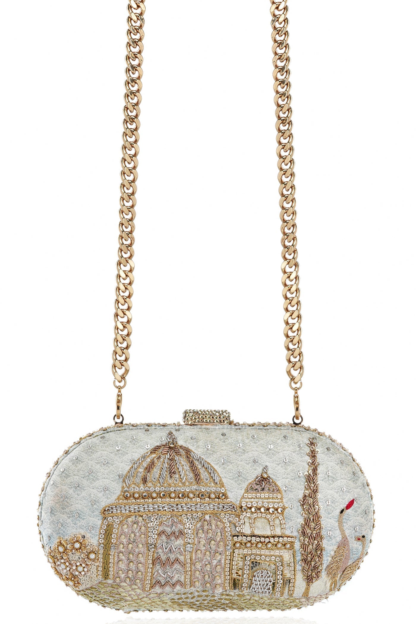 Embroidered Clutch