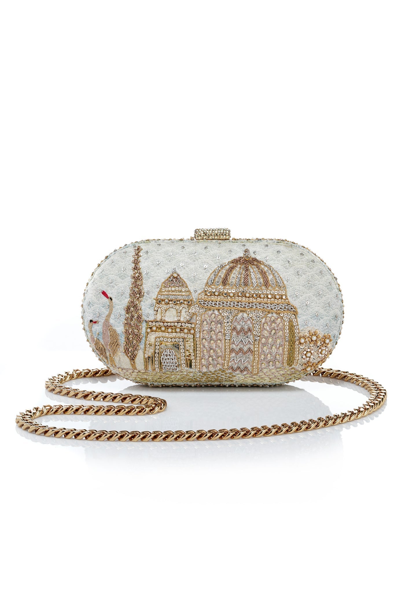 Embroidered Clutch