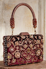 Embroidered Clutch