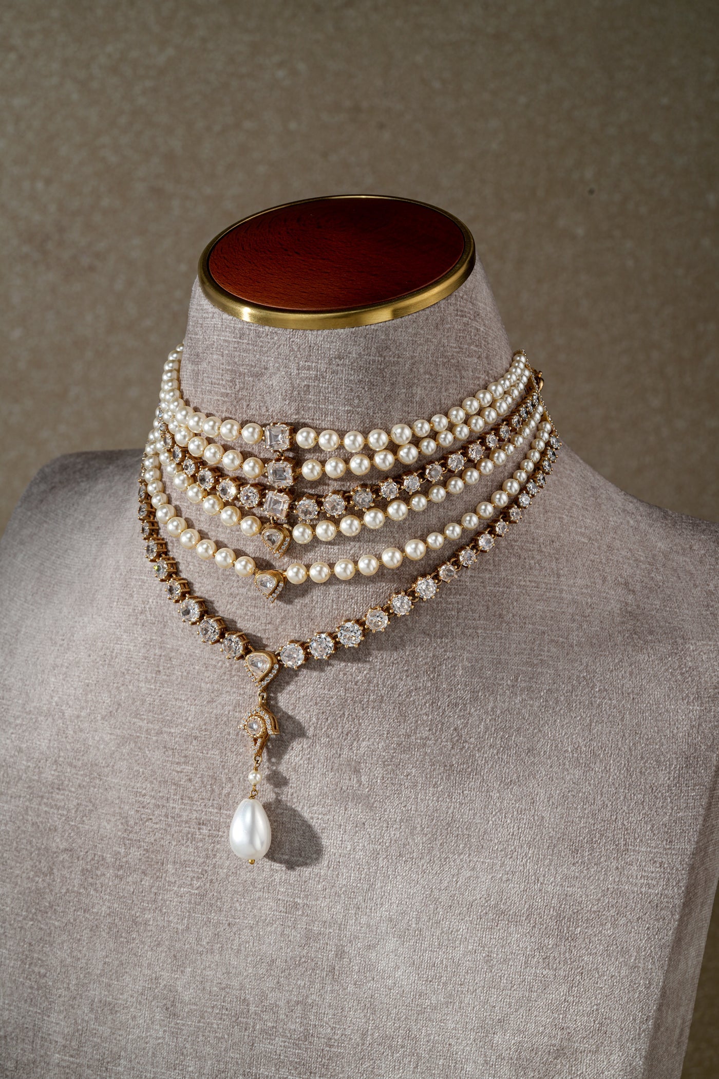 Multi layered necklace