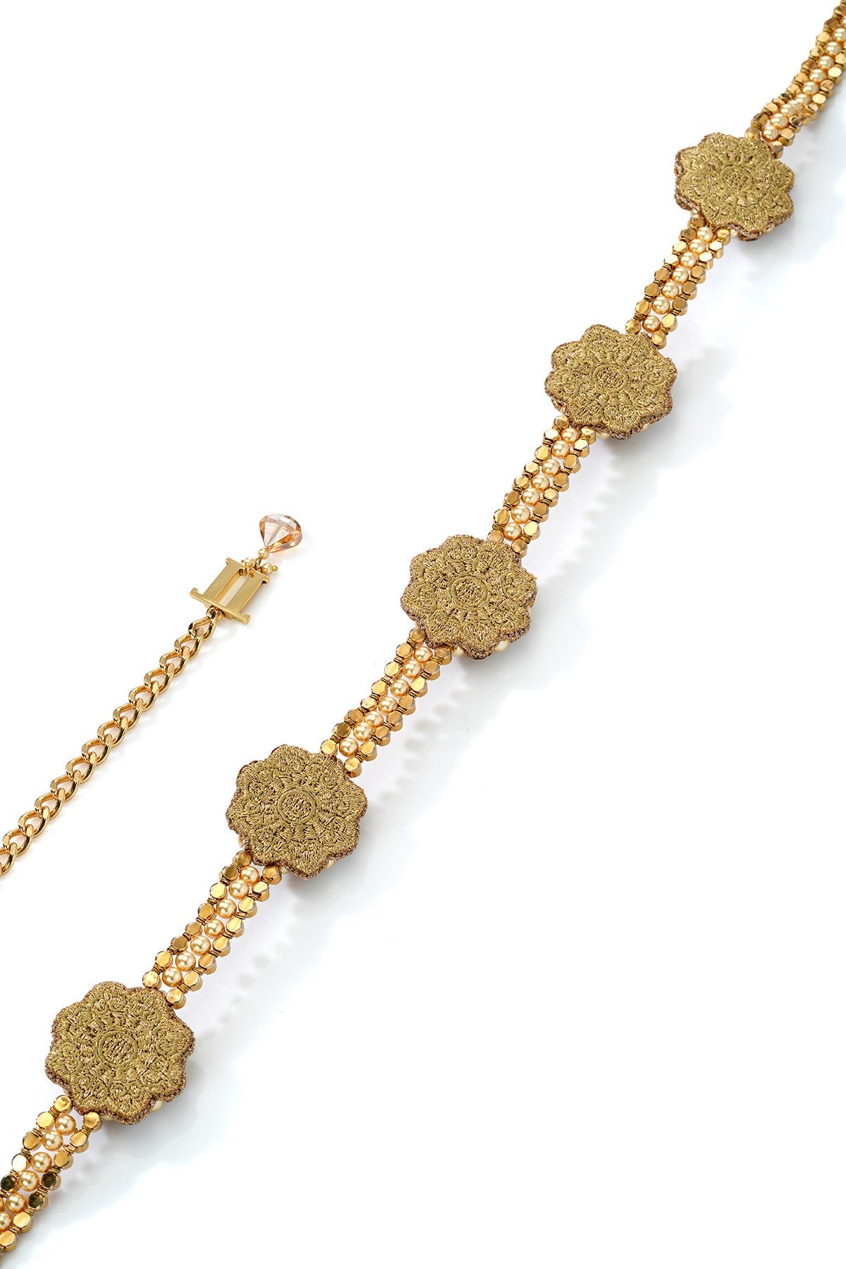Pearl Floral Beltt