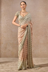 Ombre Mukaish Saree