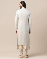 Textured Sleeveless Sherwani