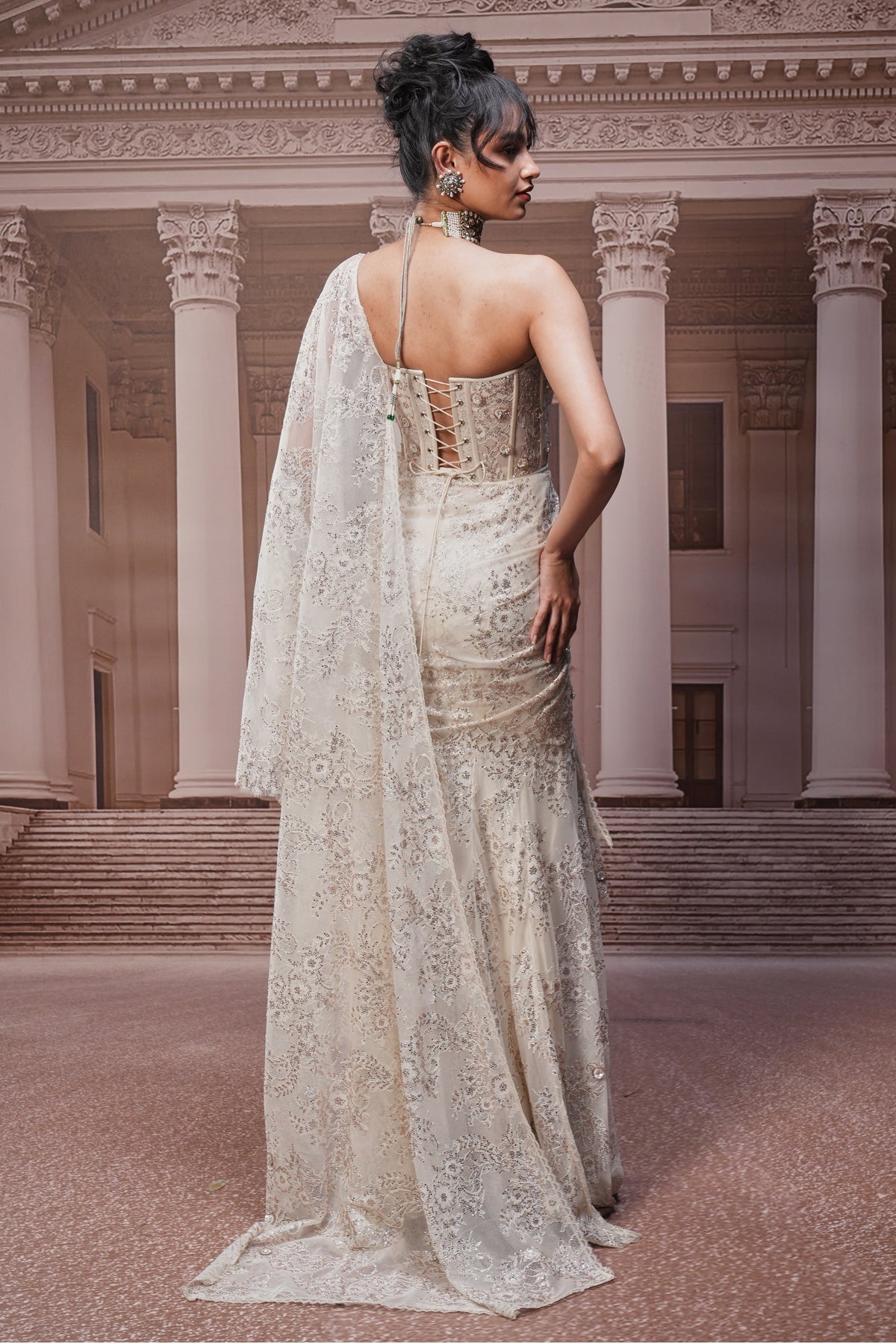 Ever Bloom Crystal Concept Saree