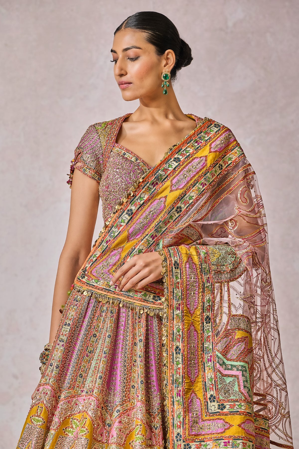 Blouse Dupatta Lehenga Veil