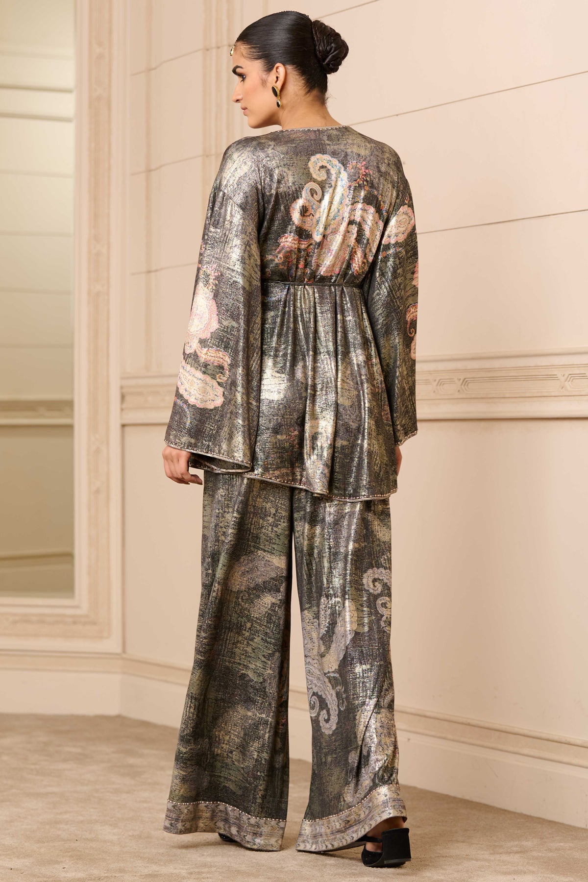 Bustier, Cape, And Trousers