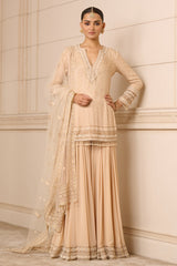 Kurta, Sharara, And Dupatta