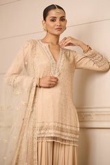 Kurta, Sharara, And Dupatta