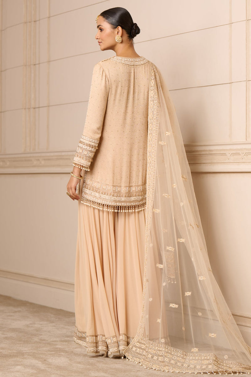 Kurta, Sharara, And Dupatta