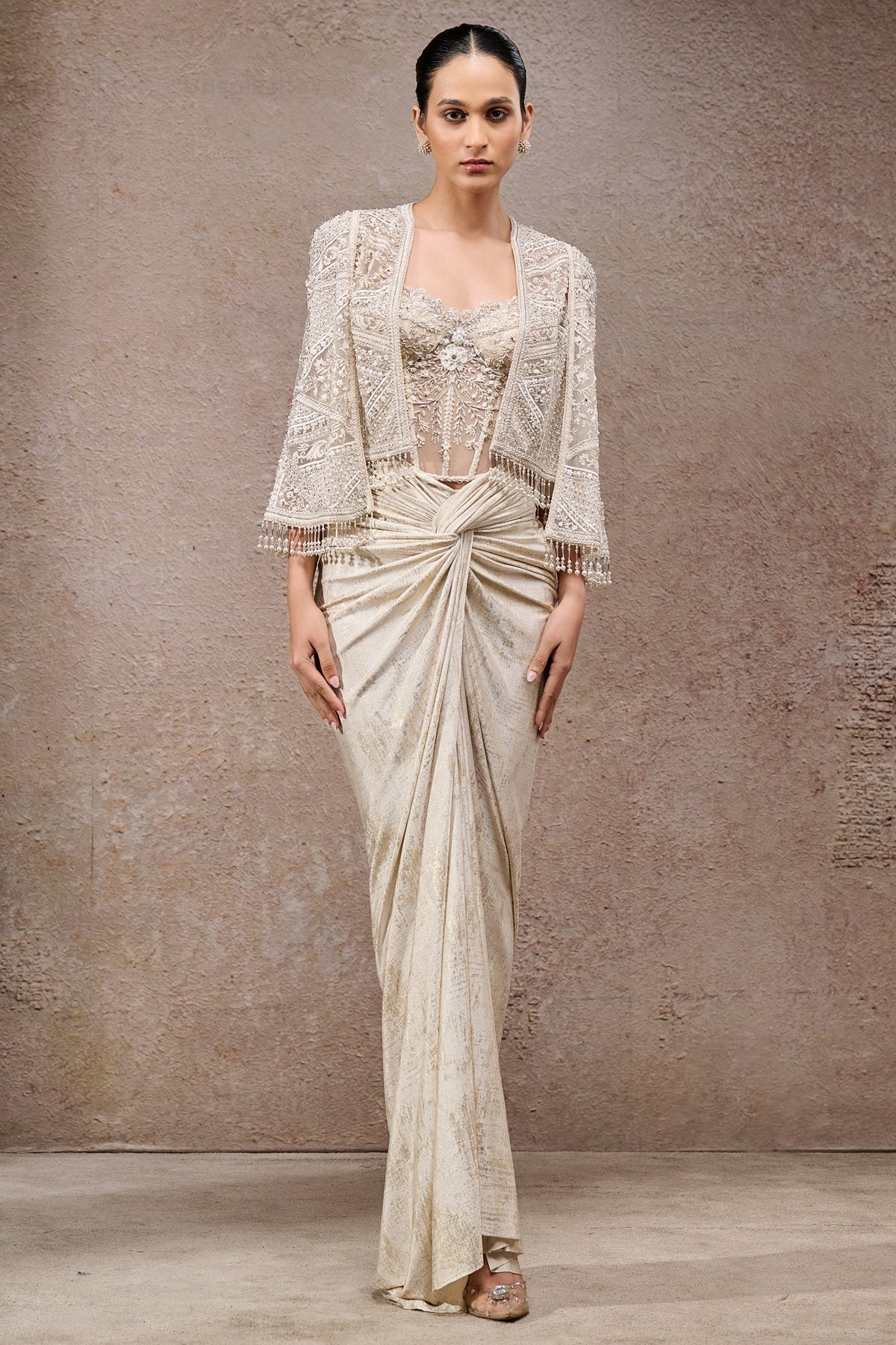 Draped Skirt & Corset Cape