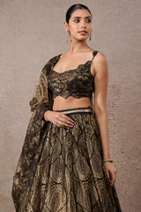 Sequin-Embroidered Lehenga