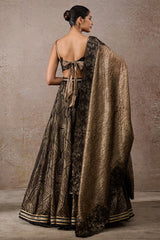 Sequin-Embroidered Lehenga