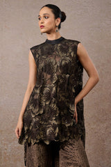 Floral Overlap Sharara Set