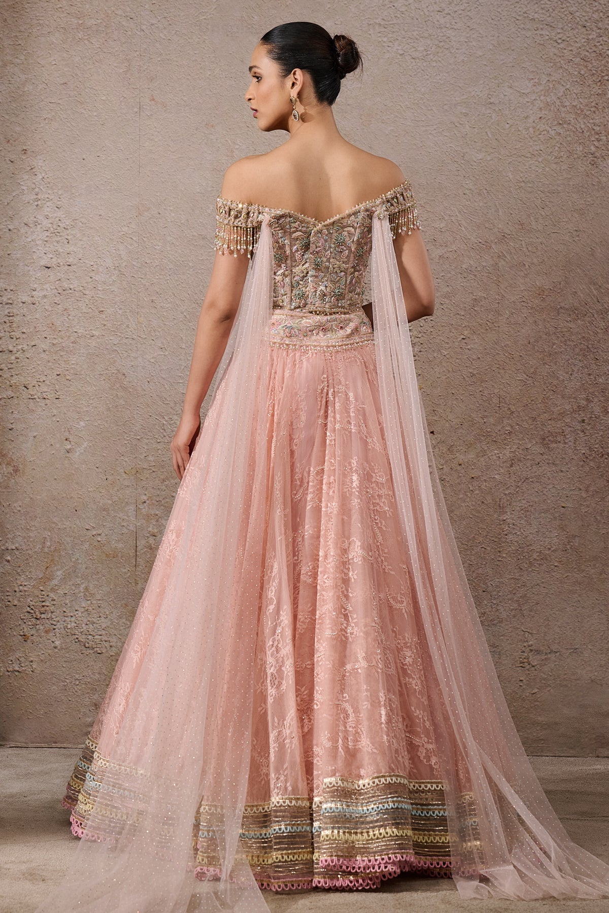 Floral Textile Lehenga Set