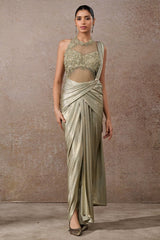 Foil Jersey Concept Saree?