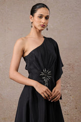 One-Shoulder Draped Dress