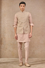 Chevron Embroidered Waistcoat