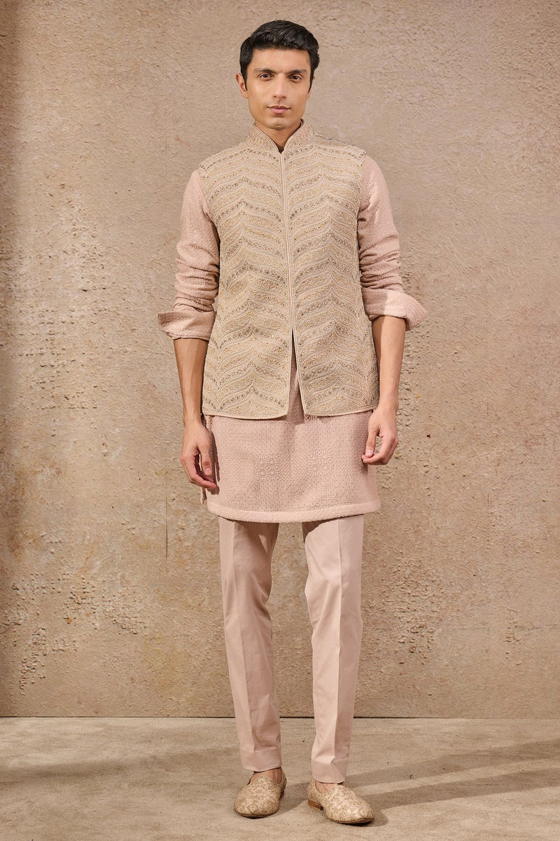 Chevron Embroidered Waistcoat