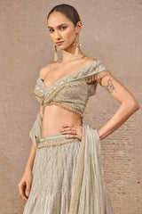 Hand-Embroidered Resham & Sequin Lehenga