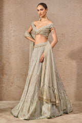 Hand-Embroidered Resham & Sequin Lehenga