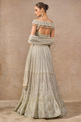 Hand-Embroidered Resham & Sequin Lehenga