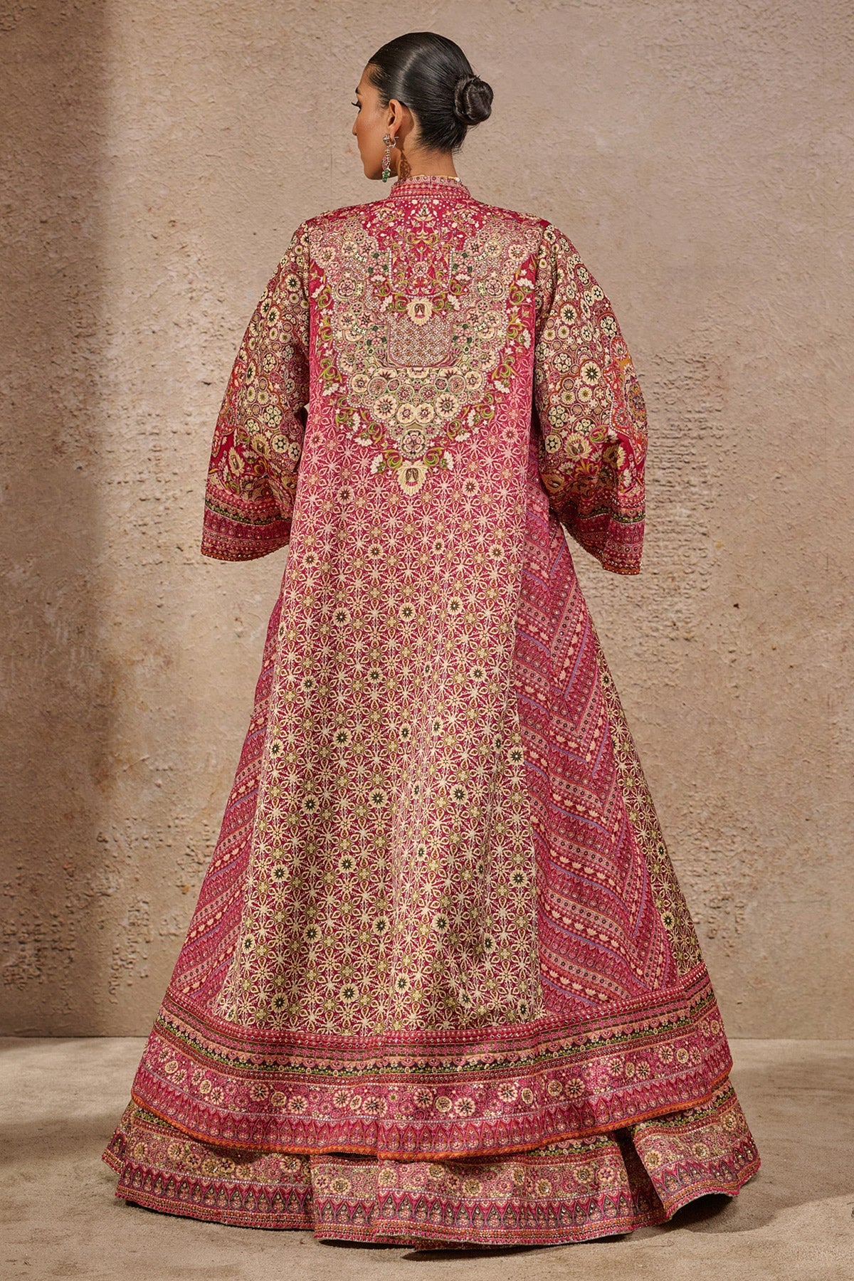 Kashida Embroidered Bridal Lehenga