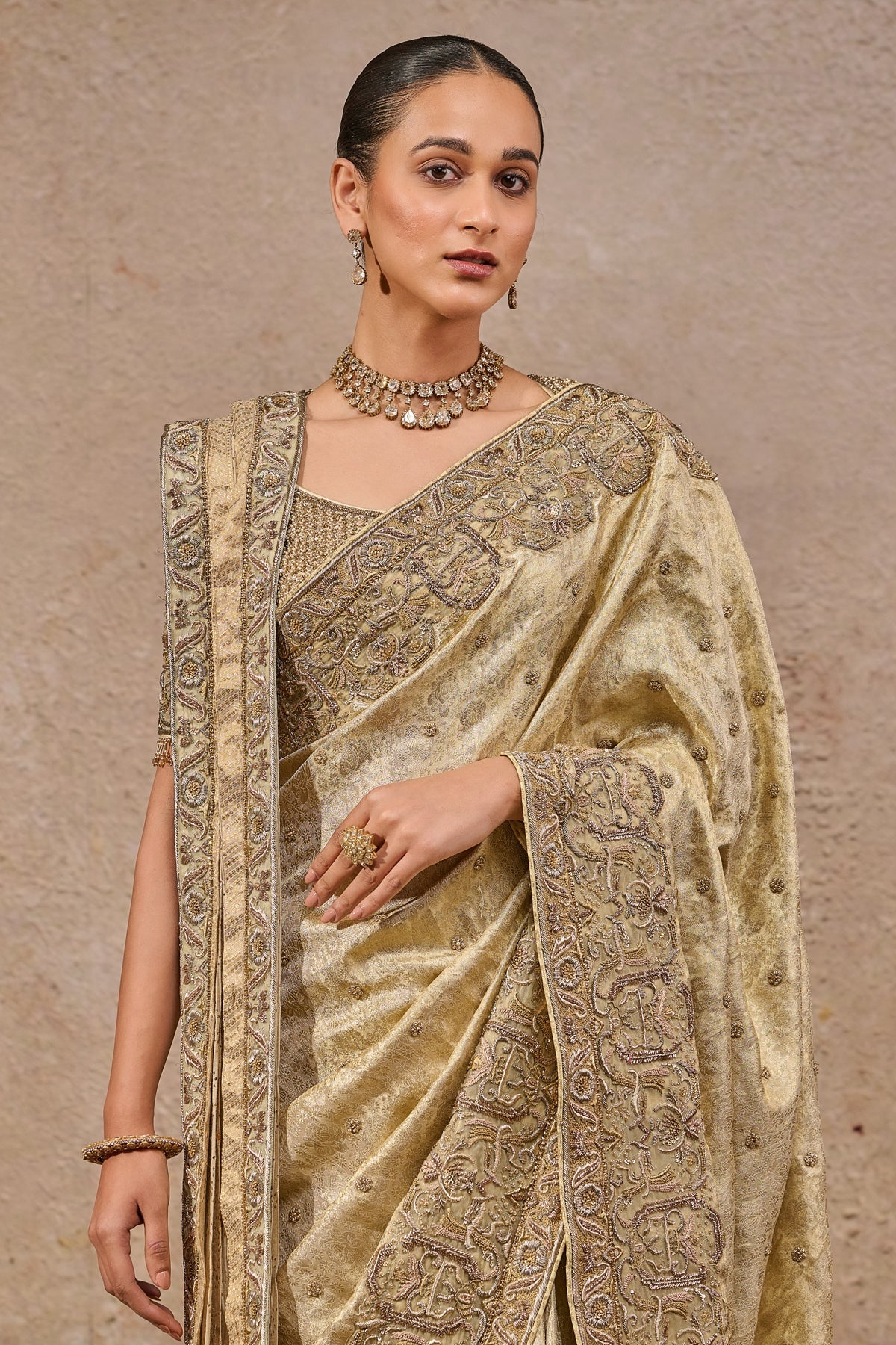 Timeless Kanjivaram Zardozi Saree
