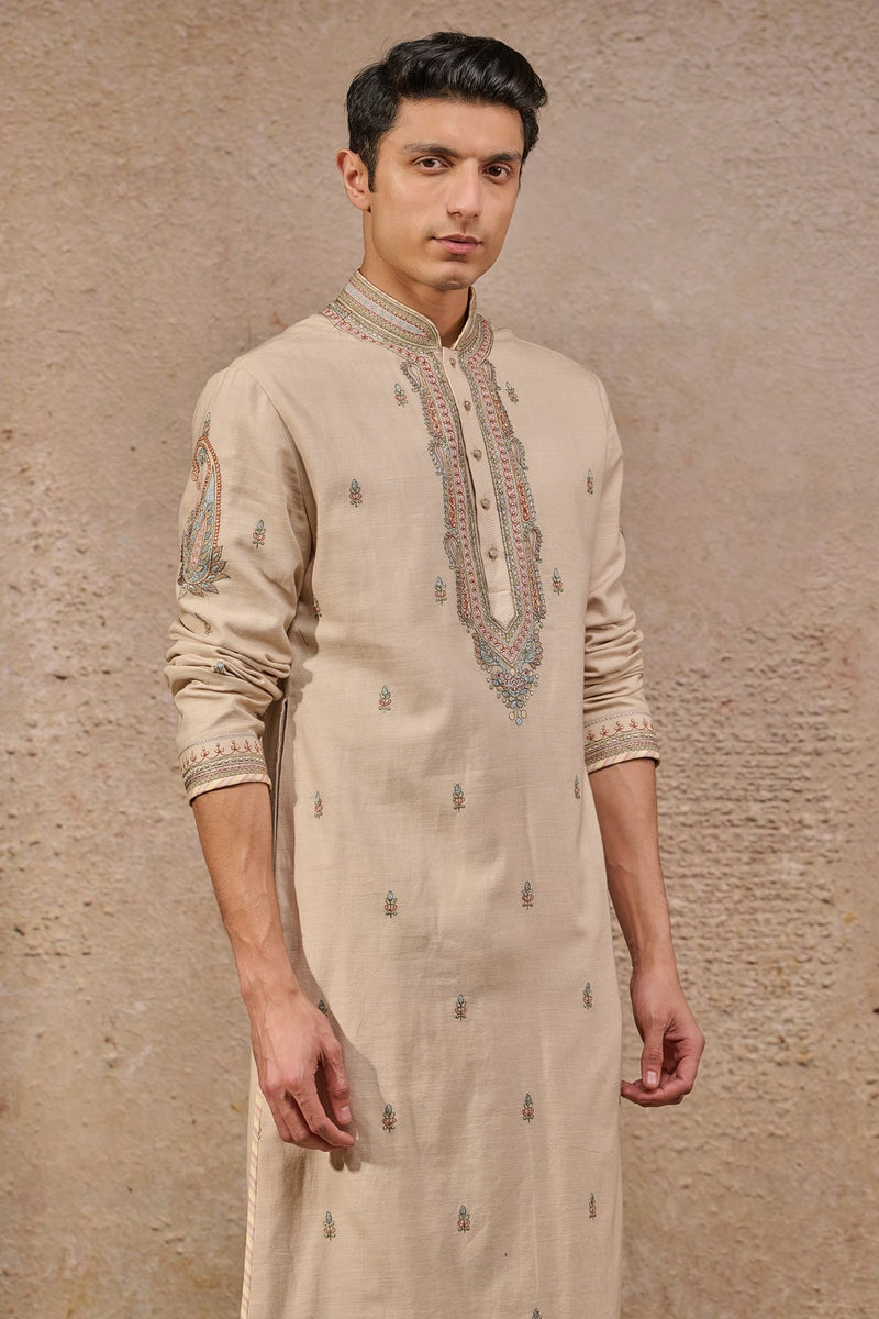 Classic Buta Motif Embroidered Kurta