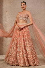 Resham Embroidered Floral Lehenga