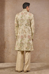 Classic Floral Motif Sherwani