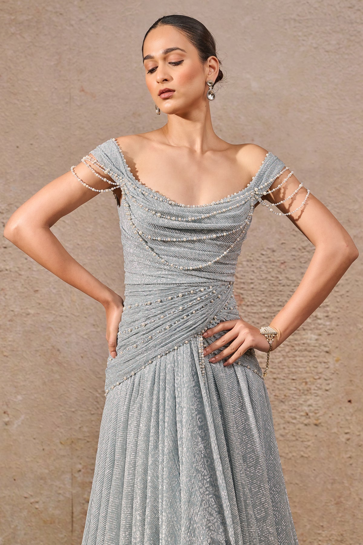 Languid Summer Fit & Flare Mermaid Gown