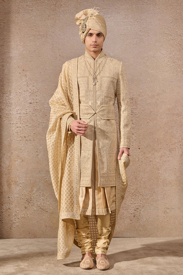 Multicolor Thread Embroidery Sherwani