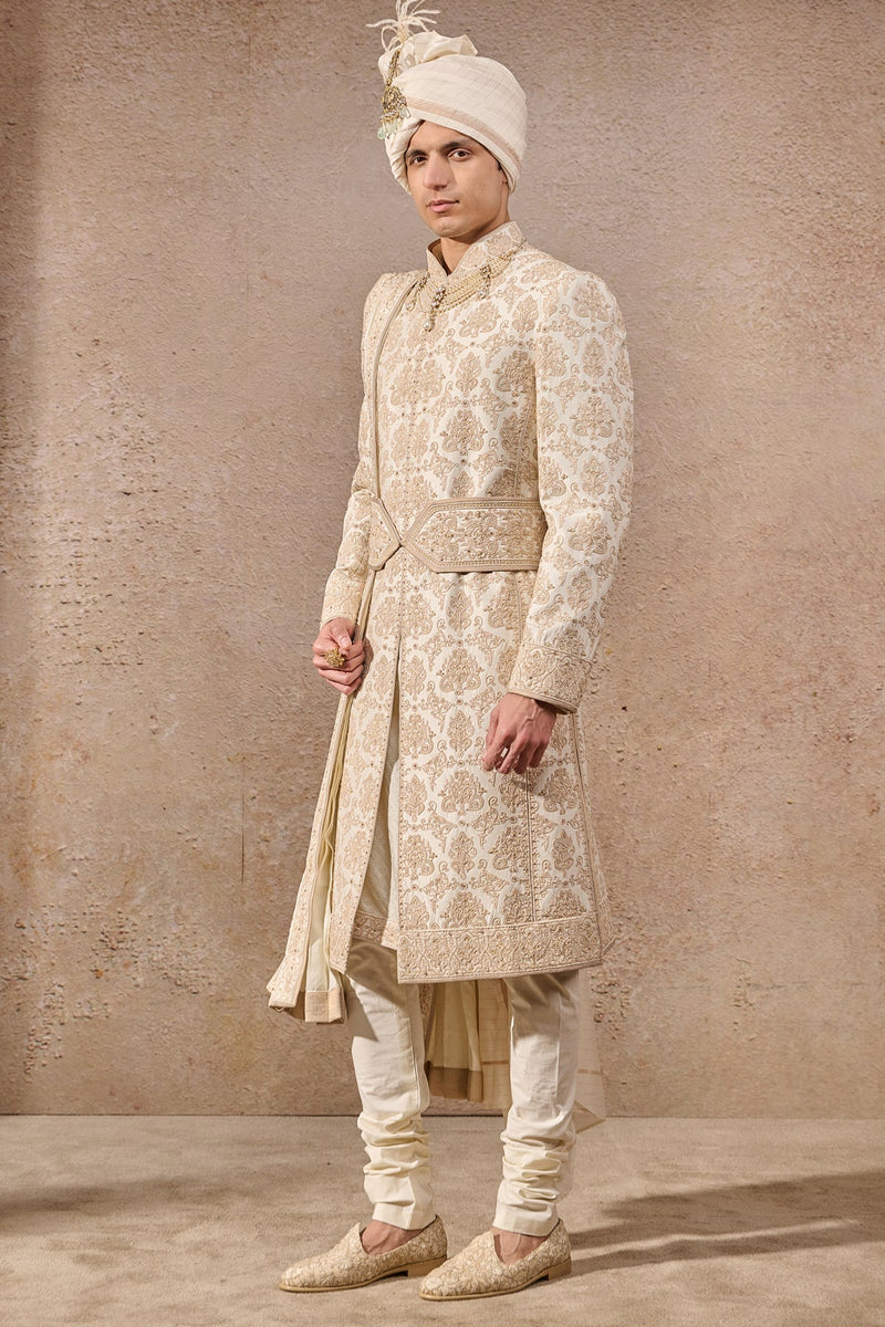 Classic Hand-Embroidered Sherwani