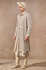 Classic Tissue Gemoteric Sherwani