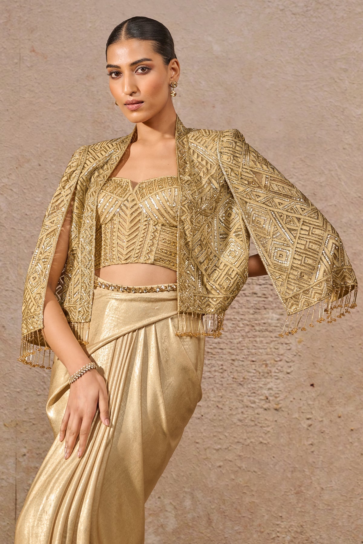Languid Summer Sequin Cape