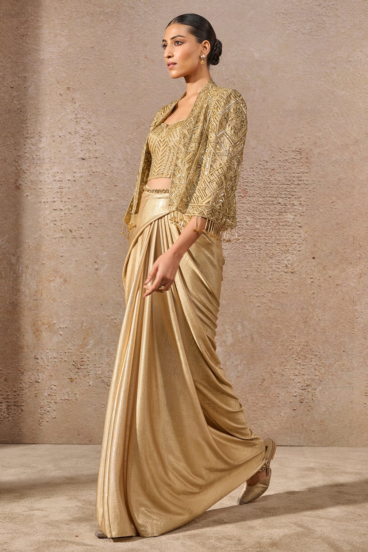 Languid Summer Sequin Cape