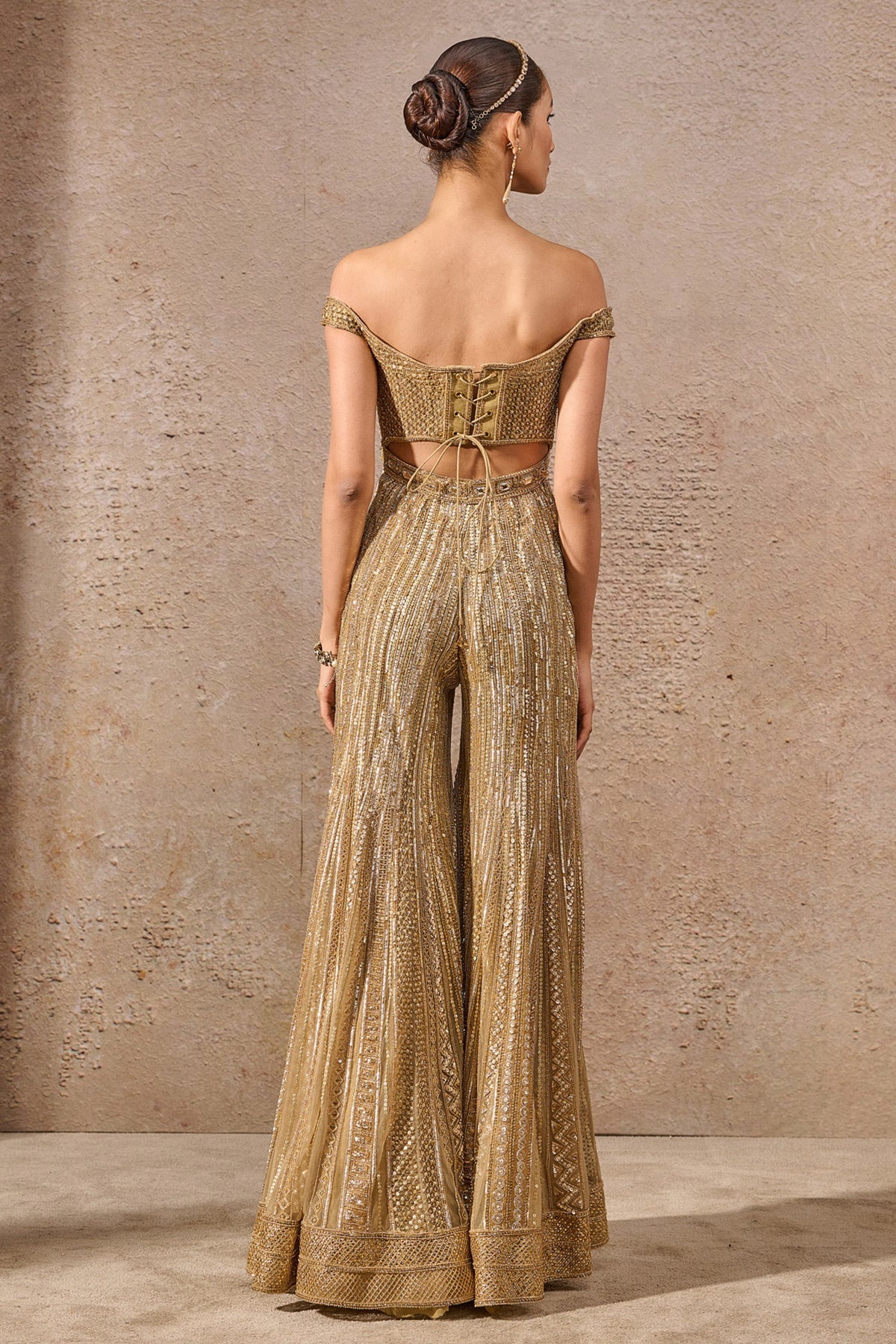 Timeless Stone & Sequin Studded Jumpsuit